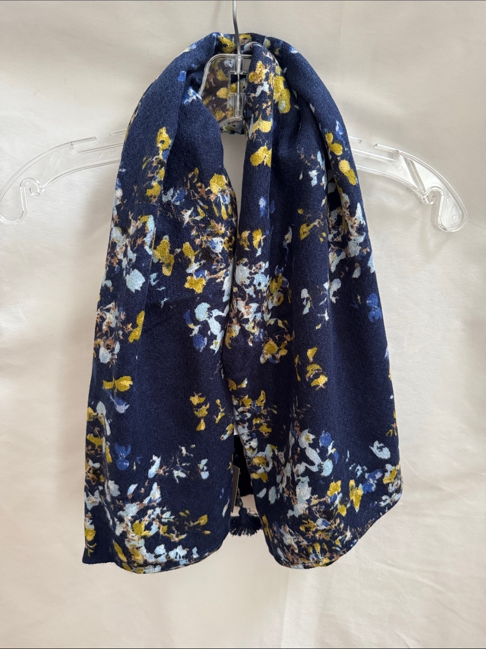 J. Jill Navy Floral Lightweight Women's Scarf